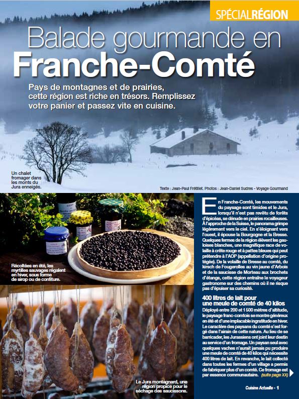 Parution dans le magazine Caractères Jura